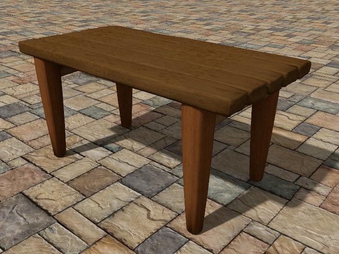 **(Alex Furniture 2021)** Wooden table