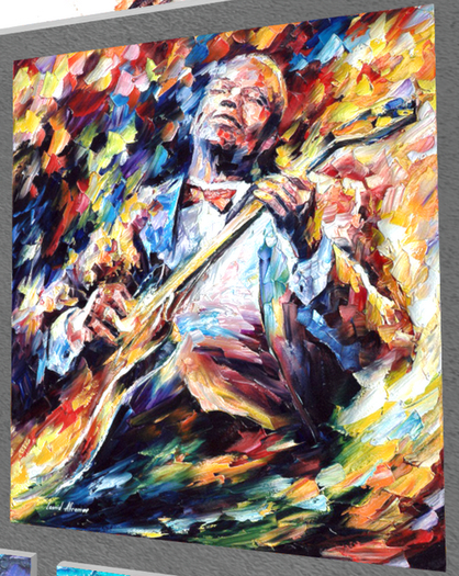 Canvas BB King 3D materials enabled