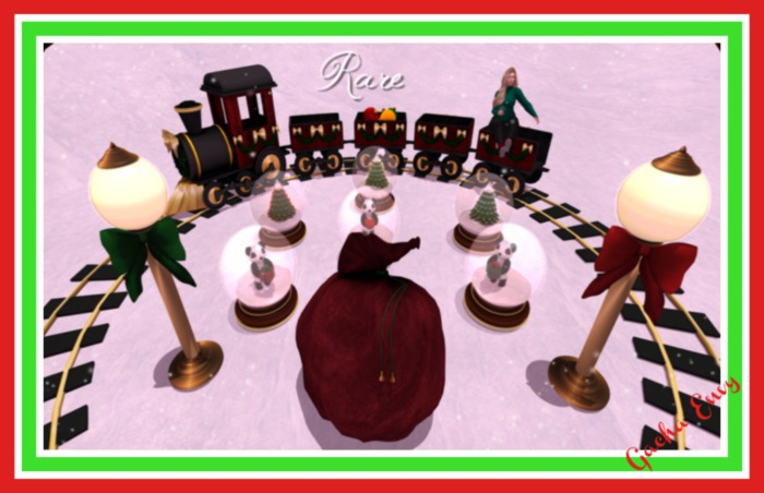 Ridable Christmas train RARE