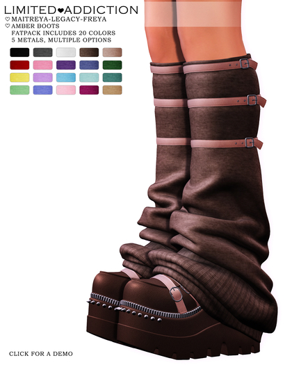 Limited Addiction - Amber Boots - FatPack