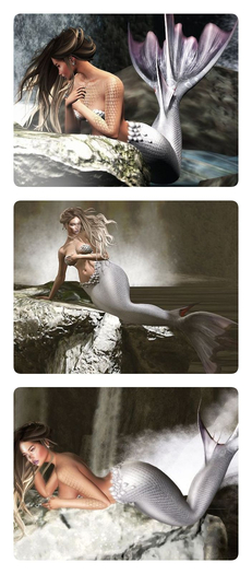 {Caress} Mermaid Pose Pack