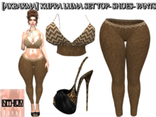 [AKBARMA] KUPRA LUMA SET TOP- SHOES- PANTS