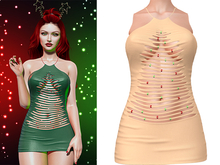 Aspen Ripped Dress [Beige] - Maitreya (+Petite) • Legacy