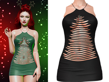 Aspen Ripped Dress [Black] - Maitreya (+Petite) • Legacy