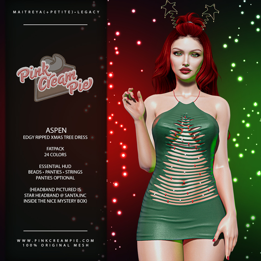Aspen Ripped Dress [FATPACK] - Maitreya (+Petite) • Legacy