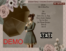 [Good Fairy] - Claudia {Coat & Umbrella} DEMO