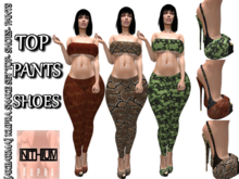 [AKBARMA] KUPRA SNAKE SET TOP- SHOES- PANTS
