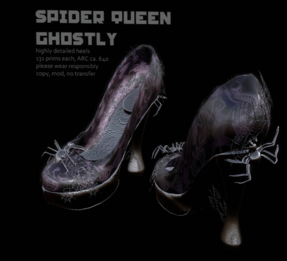 spider queen ghostly heels 
