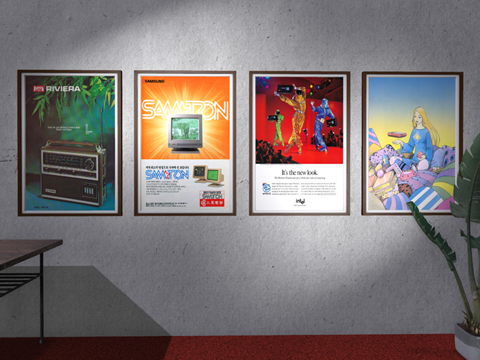 Second Life Marketplace - Vintage electronics posters