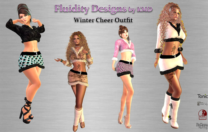 Winter Cheer Outfit Top FATPACK