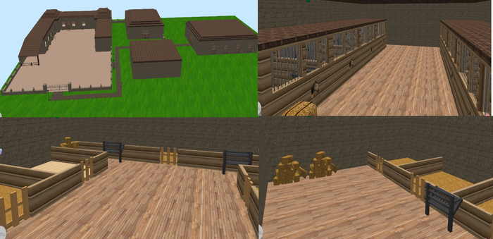 la ferme  ( farm ) 250 prims