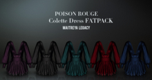 POISON ROUGE Colette Dress FATPACK