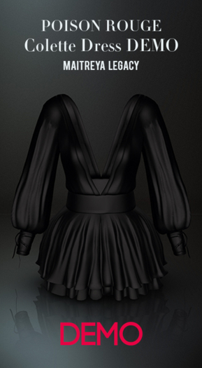 POISON ROUGE Colette Dress DEMO