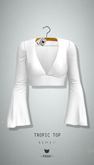 -Pixicat- Tropic Top (White)