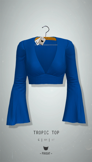 -Pixicat- Tropic Top (Blue)