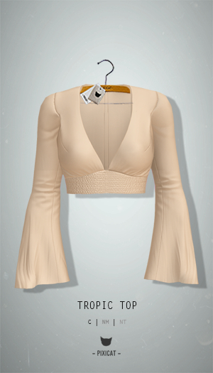 -Pixicat- Tropic Top (Tan)