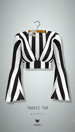 -Pixicat- Tropic Top (Stripe)