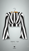 -Pixicat- Tropic Top (Stripe)