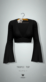 -Pixicat- Tropic Top (Black)