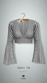 -Pixicat- Tropic Top (HoundTooth)