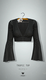 -Pixicat- Tropic Top (DotsBlack)