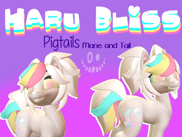 [DoxBox] Haru Bliss Mane and Tail*Pigtails