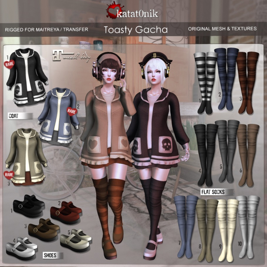 *katat0nik* (flat socks5 / Maitreya) Toasty Gacha 