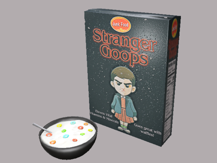 Junk Food - Stranger Goops Cereal RARE