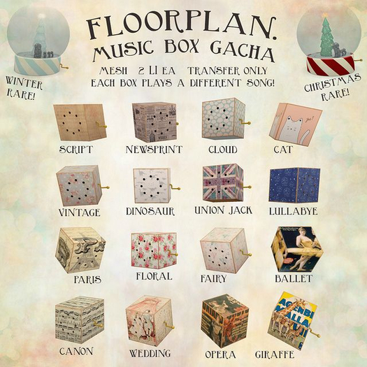 Floorplan Music Box - Canon
