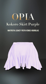 OPIA Kokoro Skirt Purple