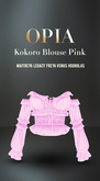 OPIA Kokoro Blouse Pink