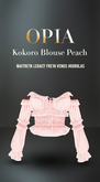OPIA Kokoro Blouse Peach