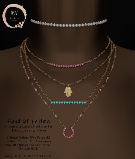 NaaNaa's Hand Of Fatima Set Fatpack [Wear Me]
