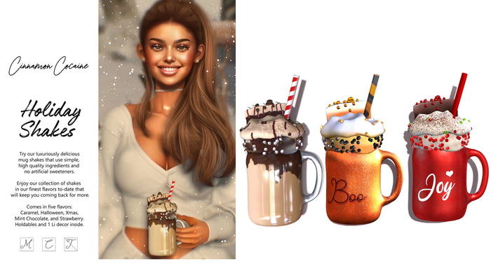 [Cinnamon Cocaine ] Holiday Shakes Pack 