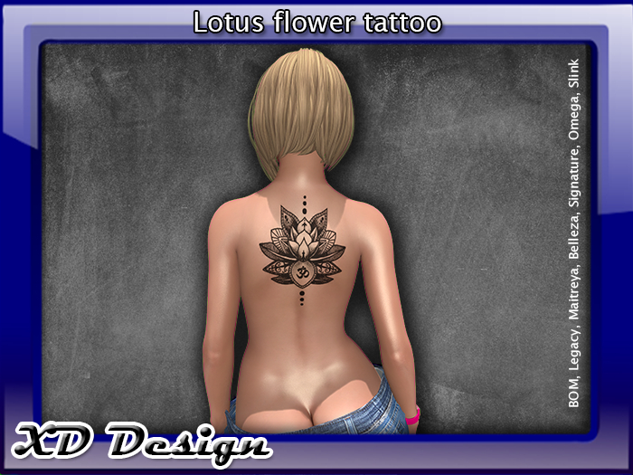 XD Tattoo Lotus flower