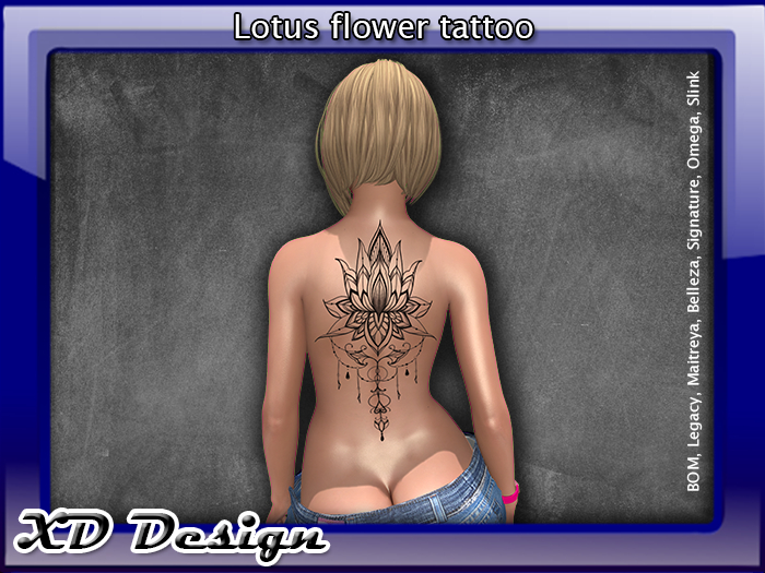 XD Tattoo Lotus  three