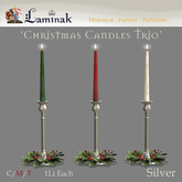 Laminak - Christmas Candle 1 - Silver - Fatpack