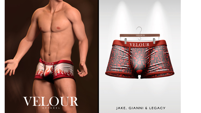 VELOUR APPAREL: "Keanu" Boxer (SM)