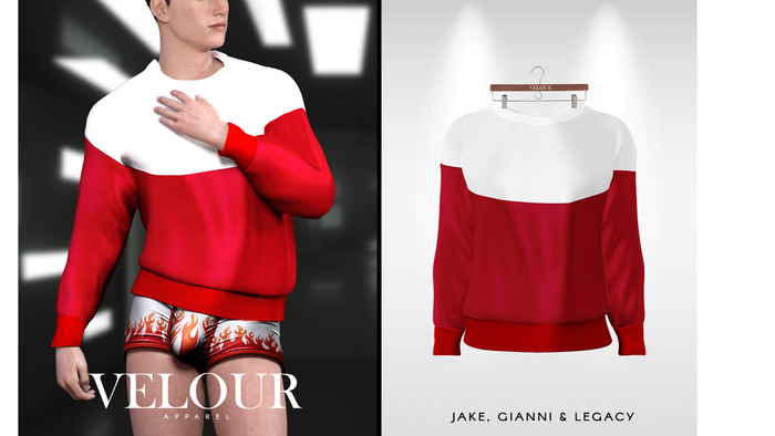 VELOUR APPAREL: "Glory" Sweater (Basic no. 3)