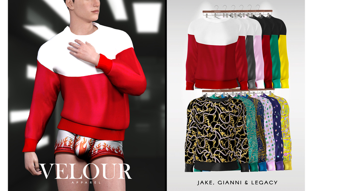 VELOUR APPAREL: "Glory" Sweater (FATPACK)