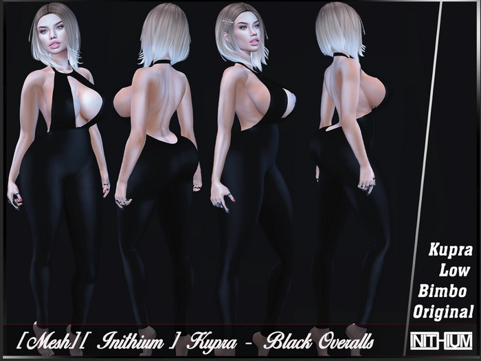[Mesh] [Inithium] Kupra -  Black Overall