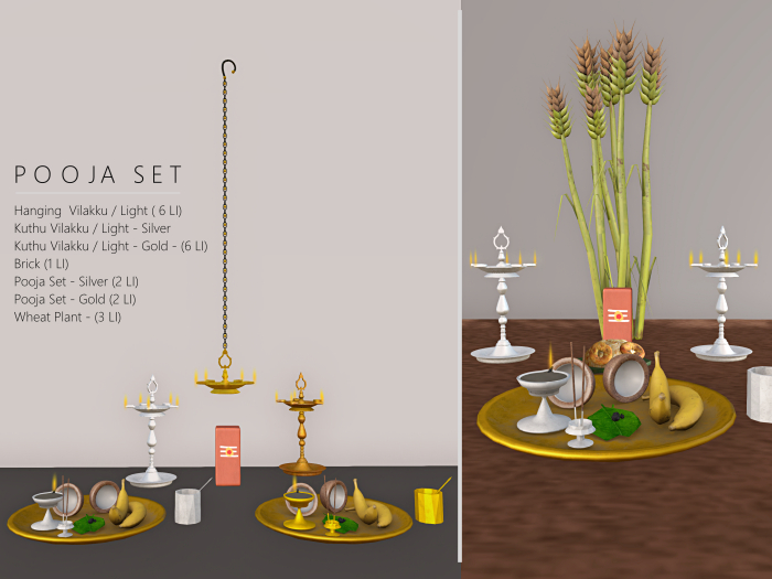 !Auralia :: Pooja Set - Gold / Silver