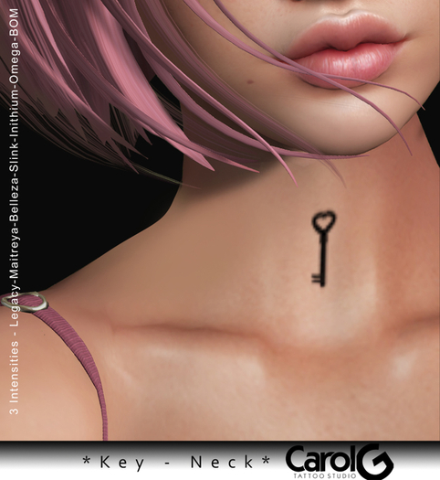 Key Neck TaTToo [CAROL G] ADD