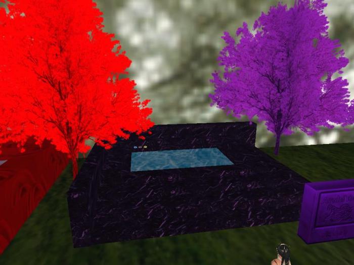 Vampire Eternal Purple Marble Plunge Pool