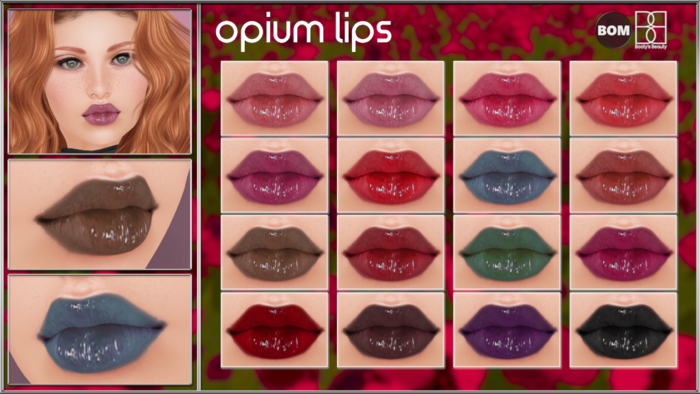 SALE!! 40% off *Booty's Beauty* [BOM] Opium Lips