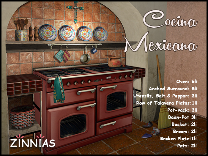 Zinnias Cocina Mexicana Complete Kitchen 