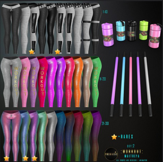 *Promagic* Workout-Leggings-22- RARE