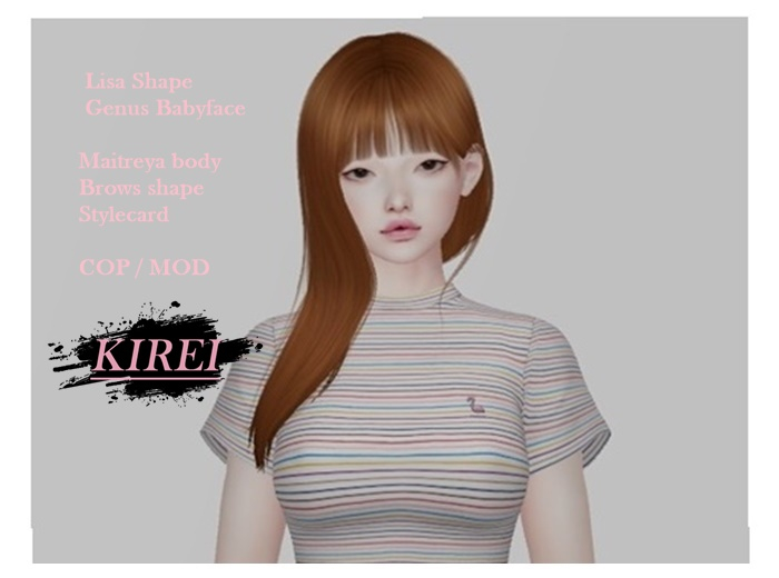 [KIREI] Lisa Shape - Genus Baby Face