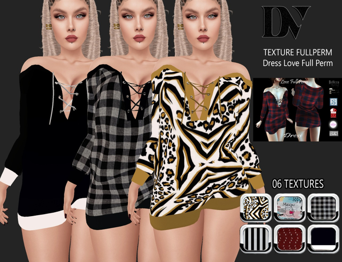 DV-Dress Love Full Perm - TEXTURES