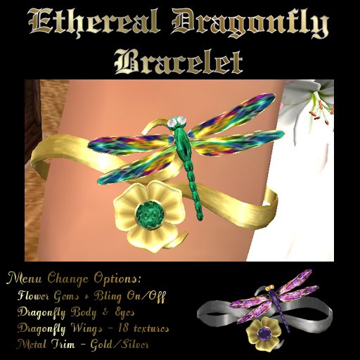 Ashira's Ethereal Dragonfly Bracelet